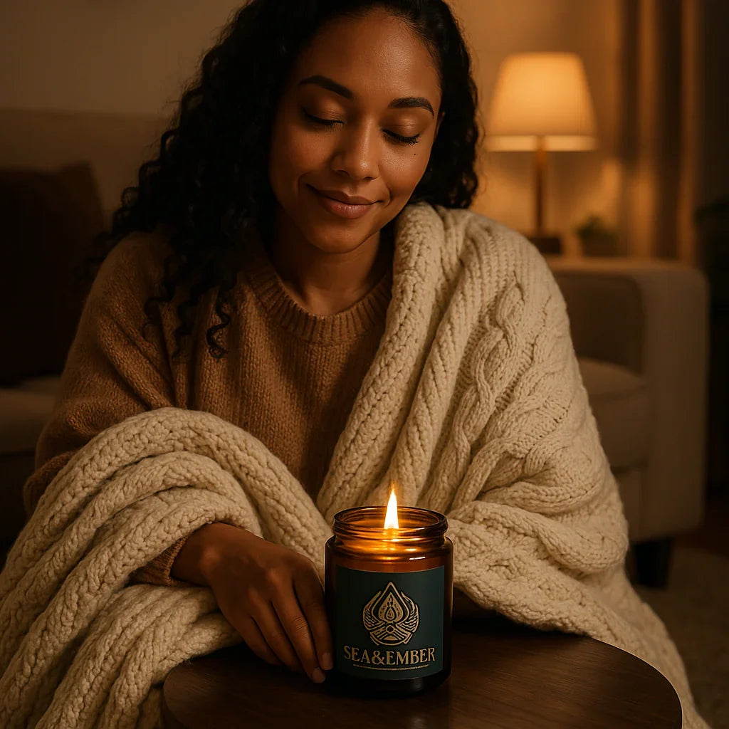 Candle Ocean Vibes Relaxation Scented