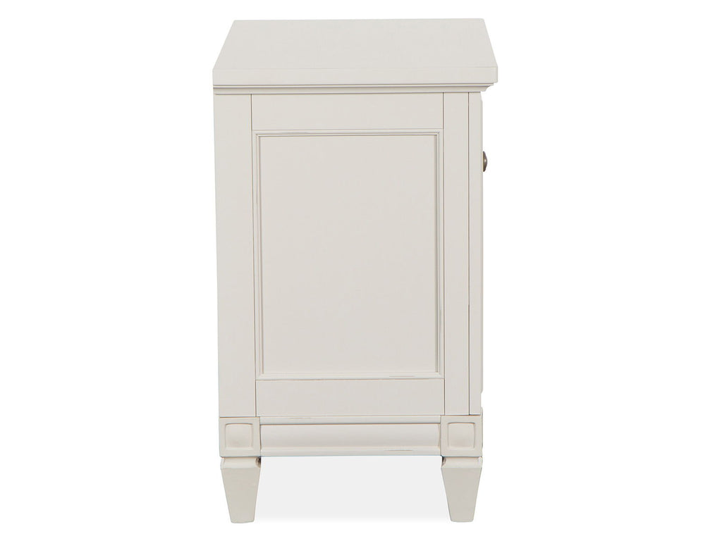 Willowbrook - Drawer Nightstand - Egg Shell White With Slight Rub Through