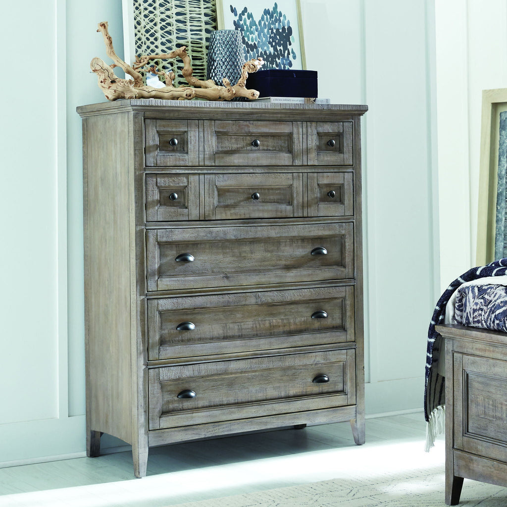 Paxton Place - Wood Drawer Chest - Dove Tail Gray