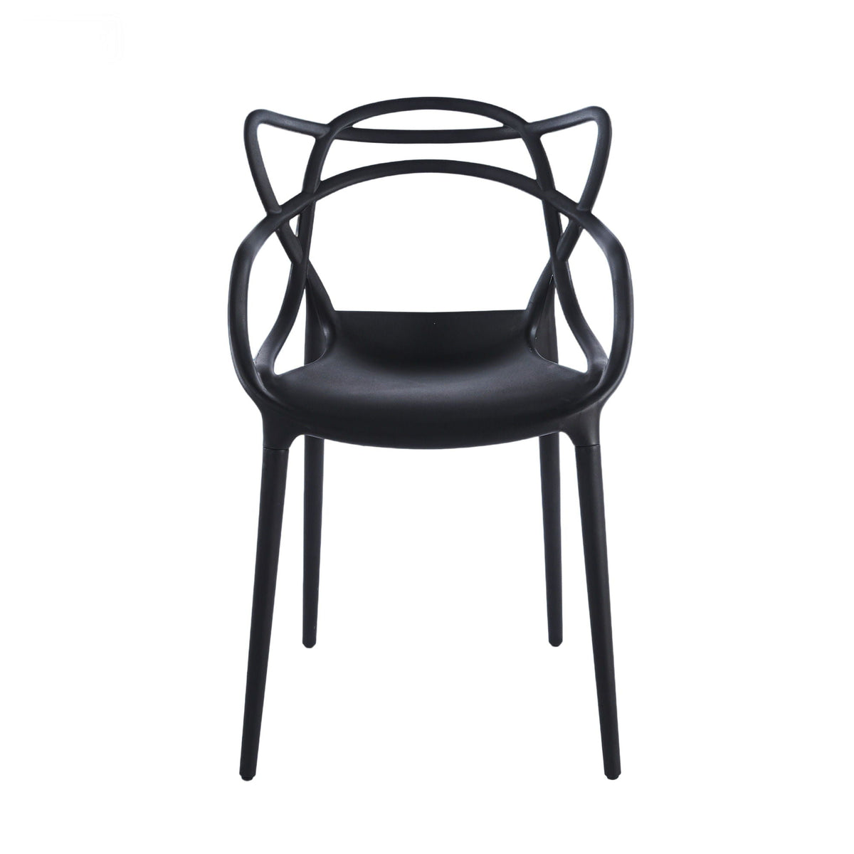 Dining Chair (Set of 4) - Black - Plastic