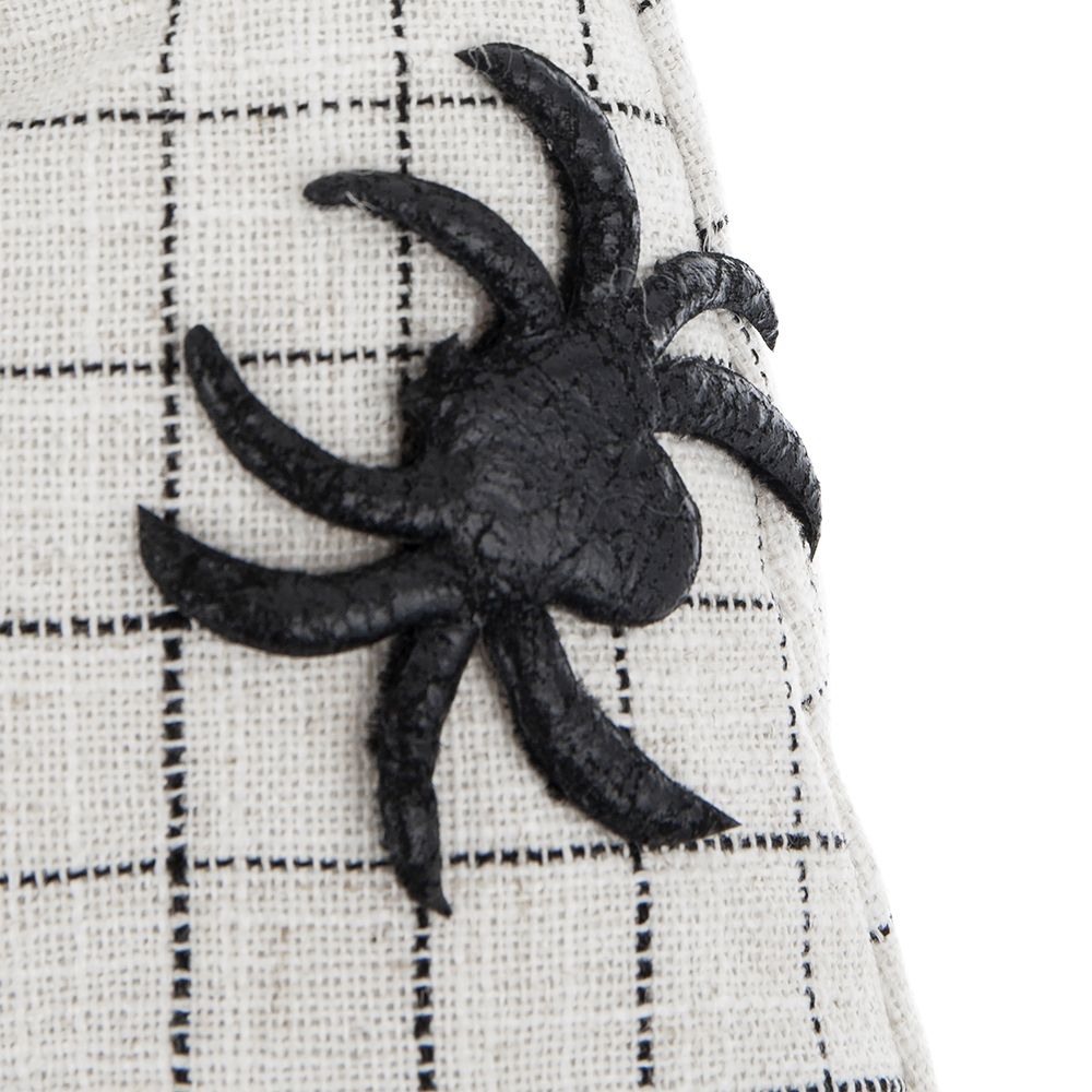 Sitting Gnome With Hat Spider, For Halloween Decor