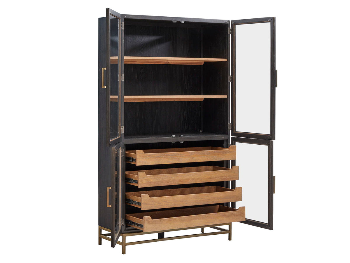 Lindon - Two Tone Dining Cabinet - Coffee Bean
