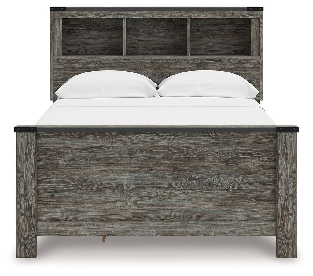 Frandern - Bookcase Panel Bed