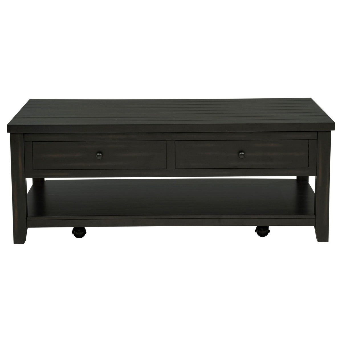 Payne 48-inch Mobile Lift Top Coffee Table Distressed Java