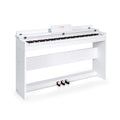 88 Key Full Size Electric Piano Keyboard with Stand 3 Pedals MIDI Function