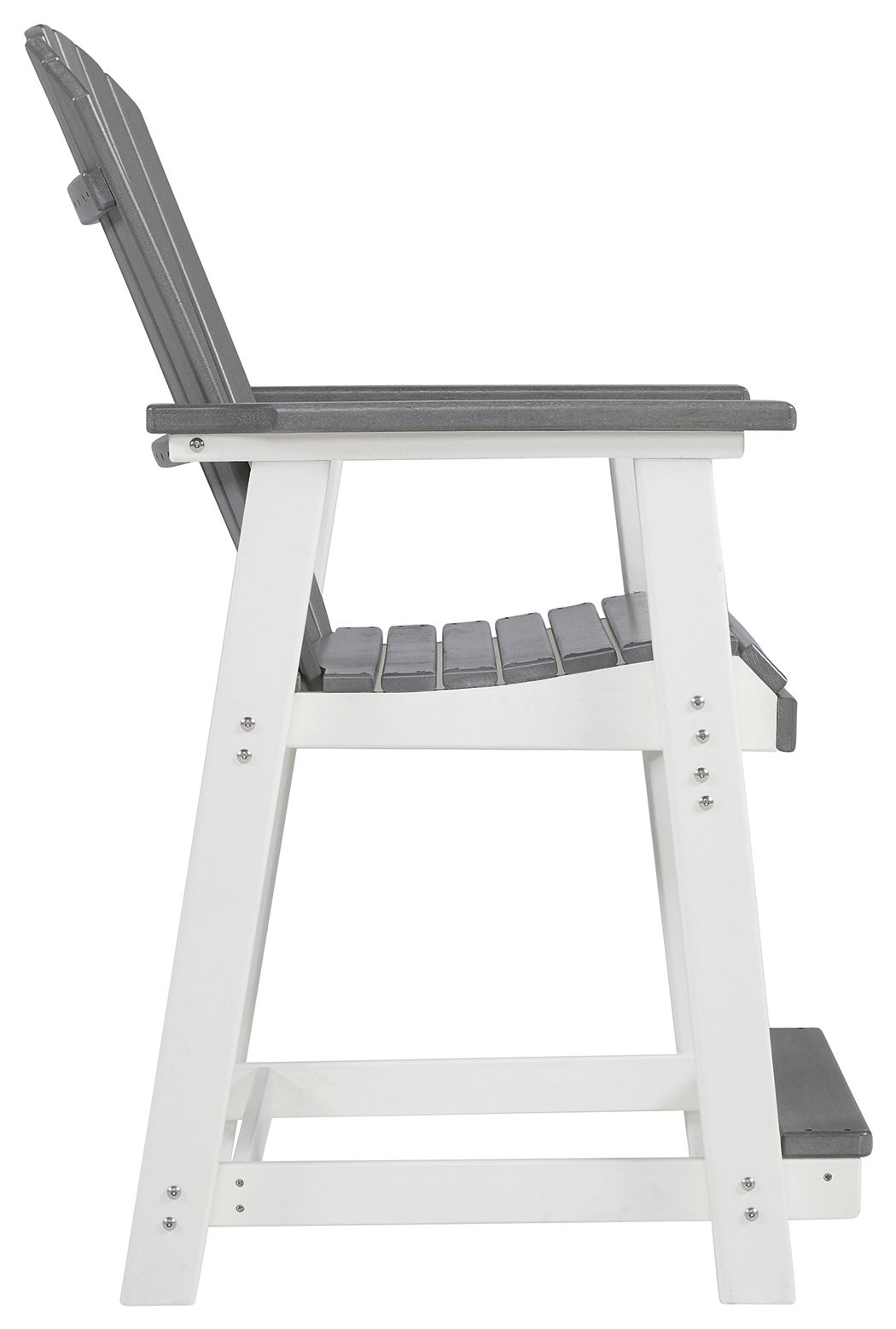 Transville - Barstool (Set of 2) - Gray / White