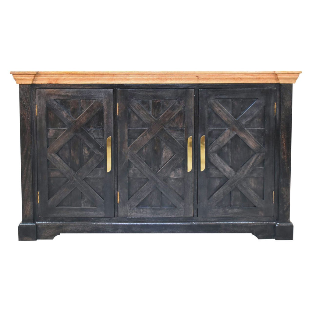 Regal - Rustic Sideboard - Black