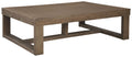 Cariton - Rectangular Cocktail Table - Gray