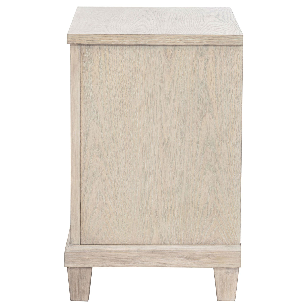 Pembroke 2-drawer Nightstand Bedside Table Washed Oak