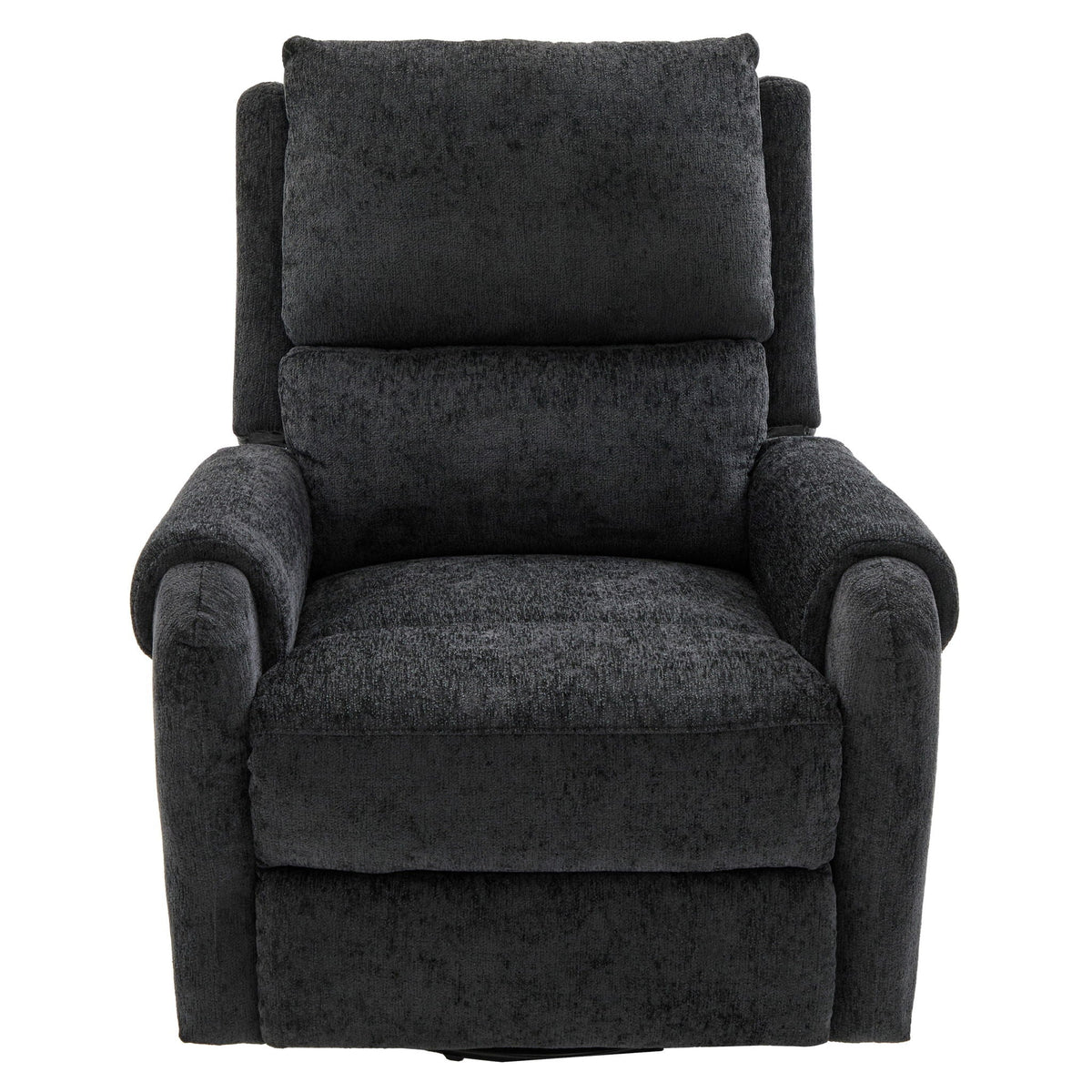 Manual Recliner Massage Chair With Swivel Rocker, 8 Massage Modes, Side Storage Pocket