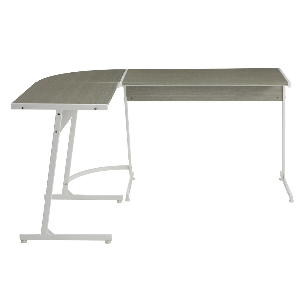 Carver - Computer Desk - Gray & White