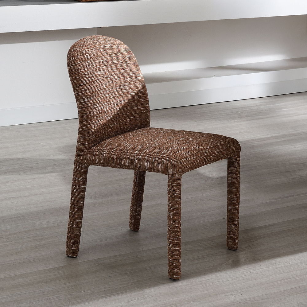 Lidi - Side Chair (Set of 2) - Brown Chenille