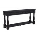 Long Console Table With Drawers And Shelf