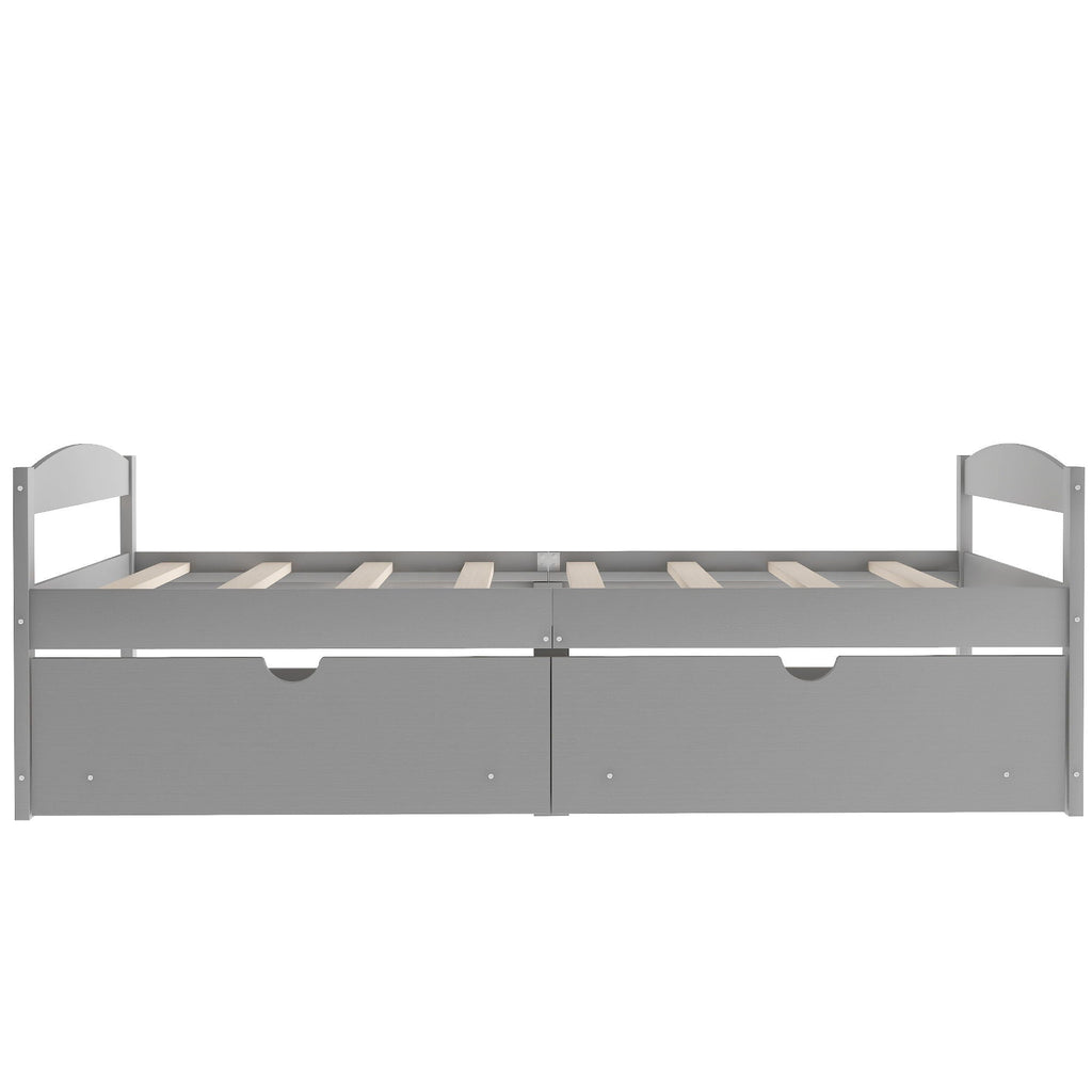 Platform Bed With 2 Drawers