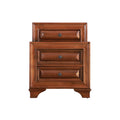 Storage Nightstand - Oak