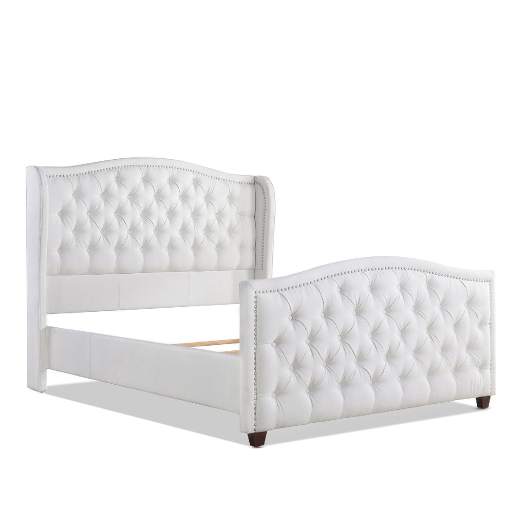 Marcella - Upholstered Shelter Headboard Bed