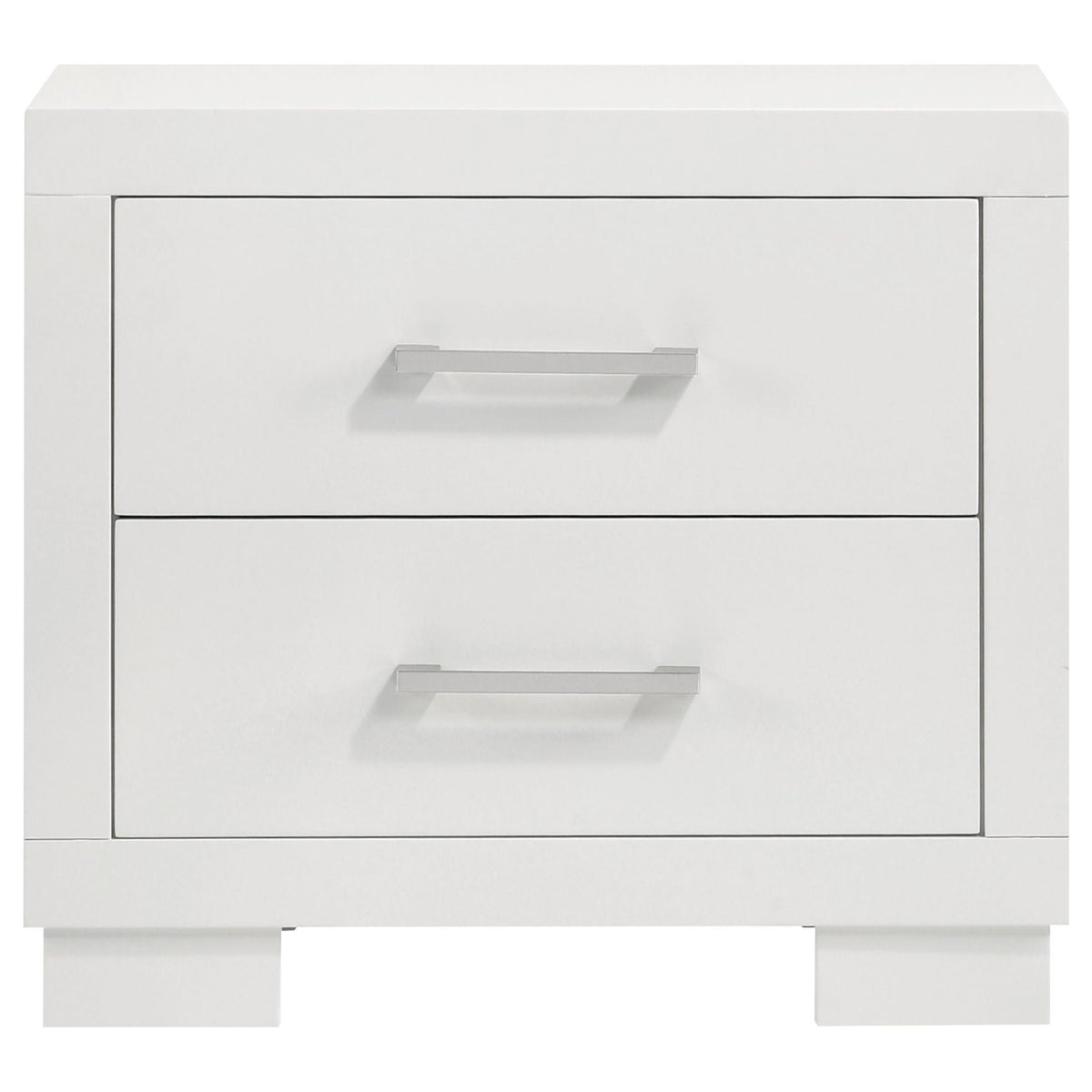 Jessica 4-piece Queen LED Bedroom Set Snow White