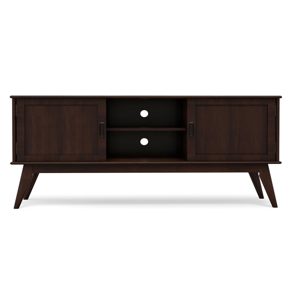 Draper - Handcrafted Mid Century Low TV Media Stand