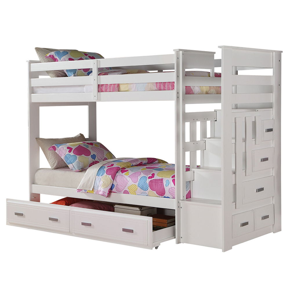 Allentown - Bunk Bed w/Storage Ladder & Trundle