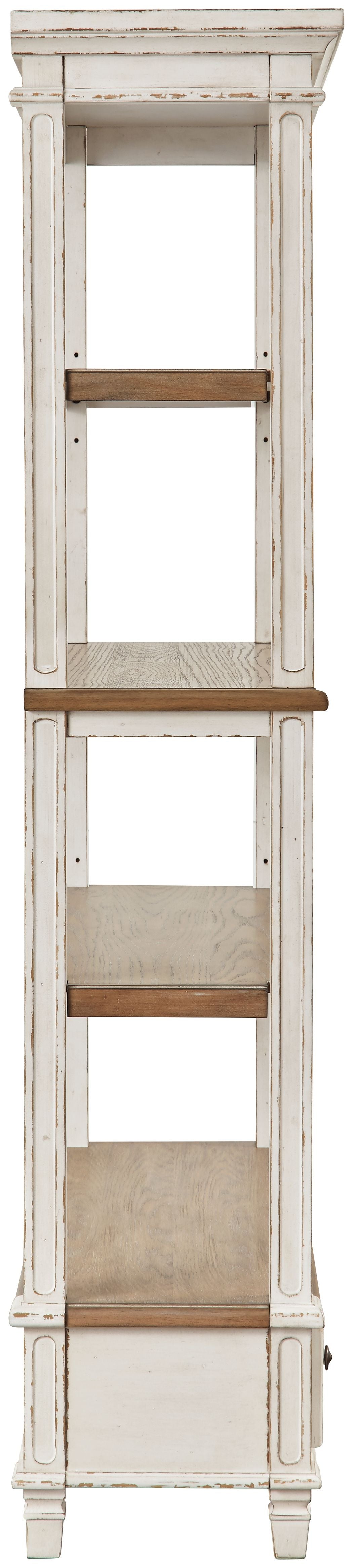 Realyn - Bookcase - Brown / White