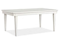 Willowbrook - Extendable Rectangular Dining Table - Egg Shell White