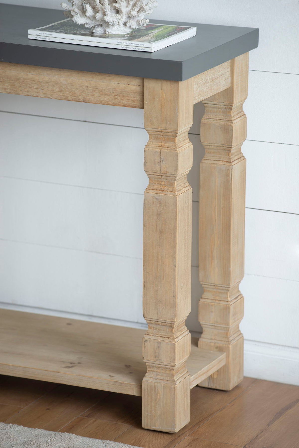 Rustic And Modern Console Table