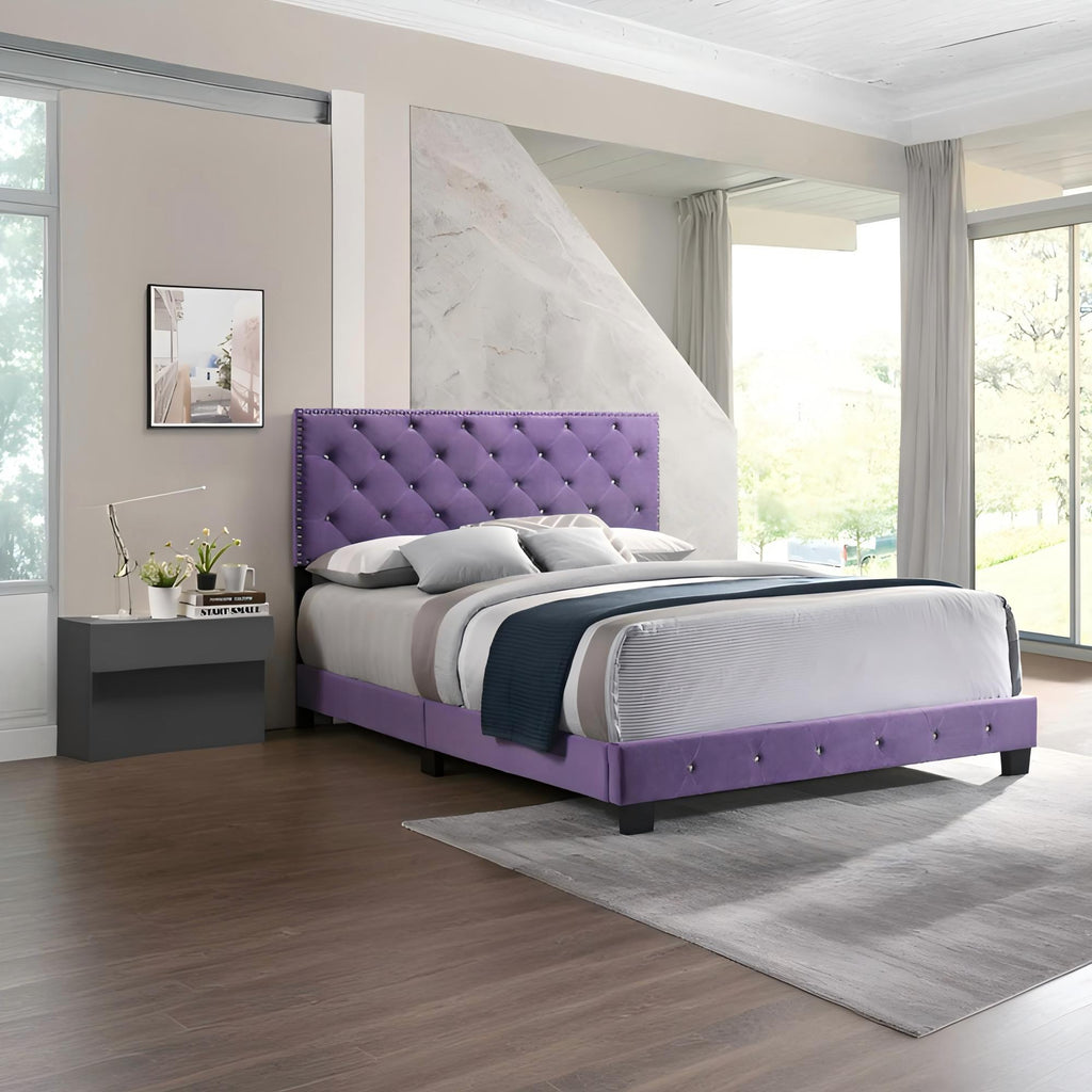 Luxurious Upholstered Bed