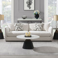 Yolanda - Sofa With 4 Pillows - Beige Chenille