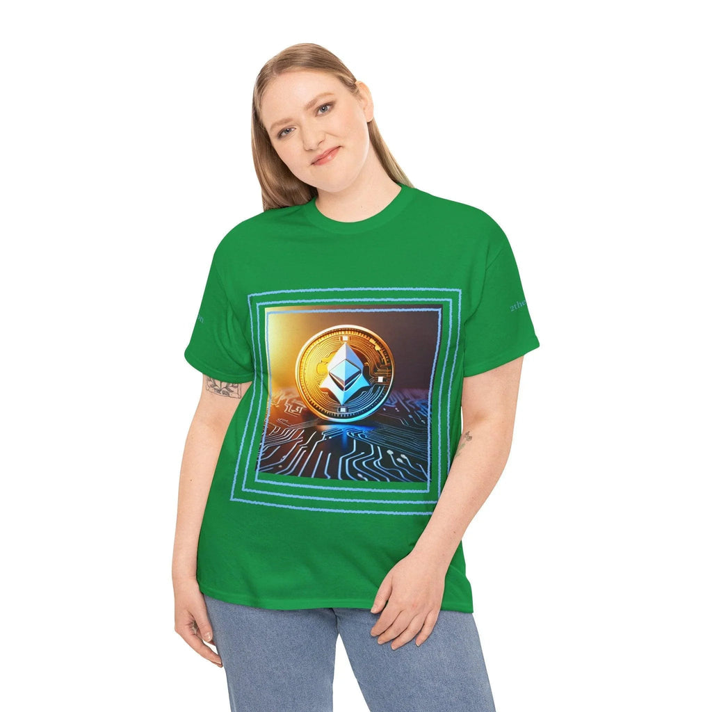 Ethereum Rocket Ship T-Shirt: Soar to New Heights in Crypto Style