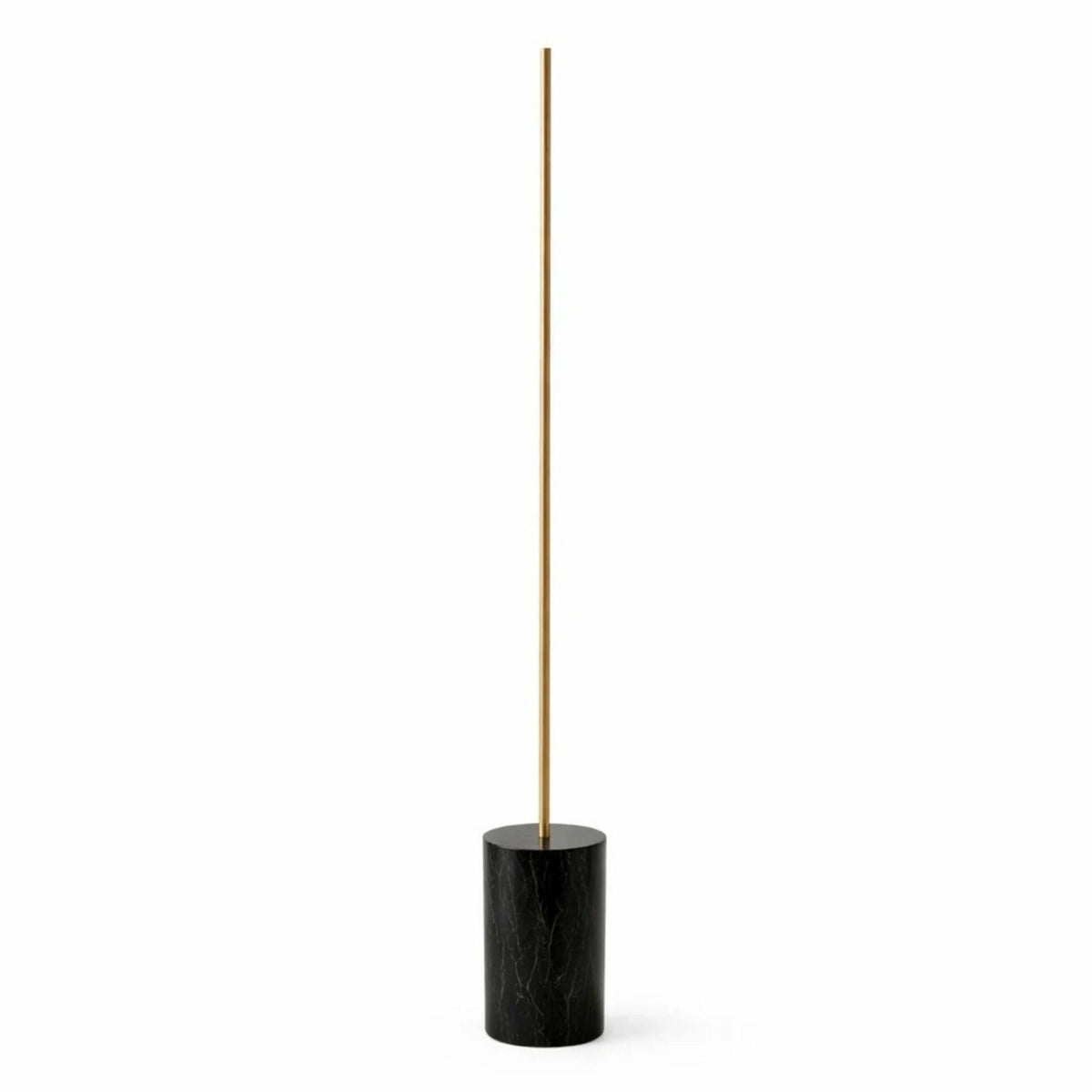 Prism - LED Floor Lamp With On / Off Switch Base - Gold / Marble