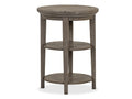 Paxton Place - Round Accent End Table - Dovetail Gray