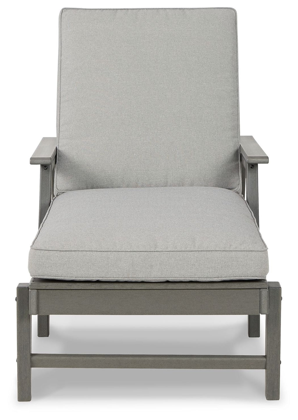 Visola - Chaise Lounge with Cushion - Gray