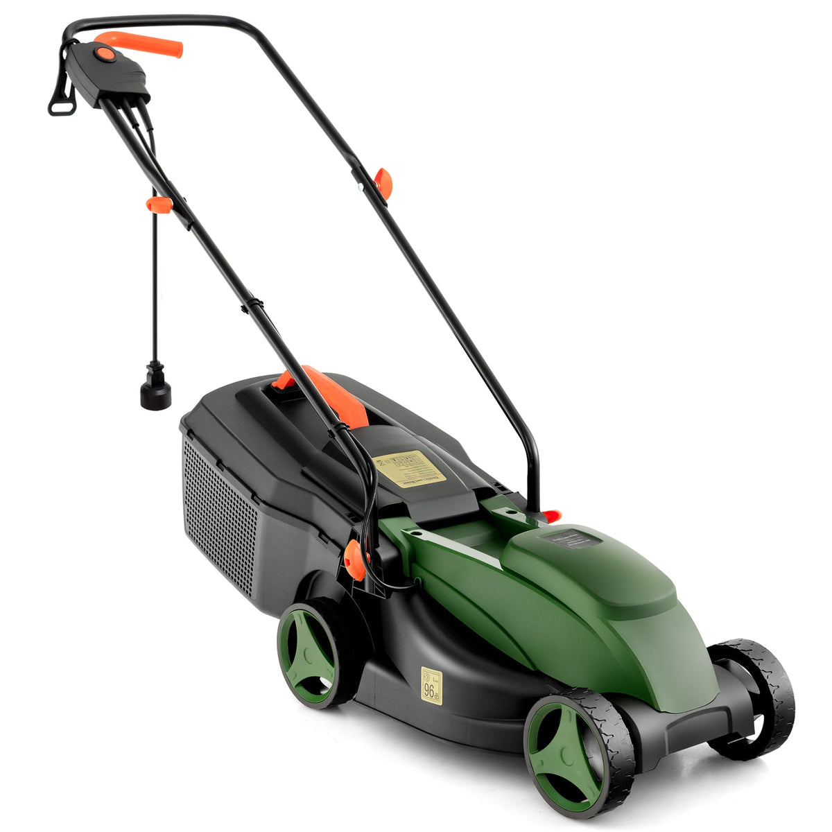 10 AMP 13 Inch Electric Corded Lawn Mower with Collection Box