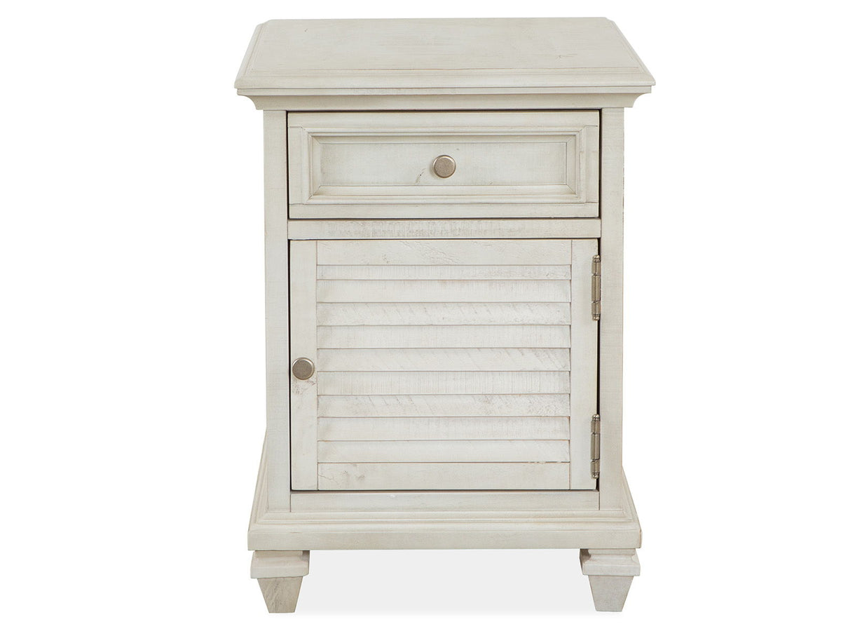 Newport - Chairside End Table - Alabaster