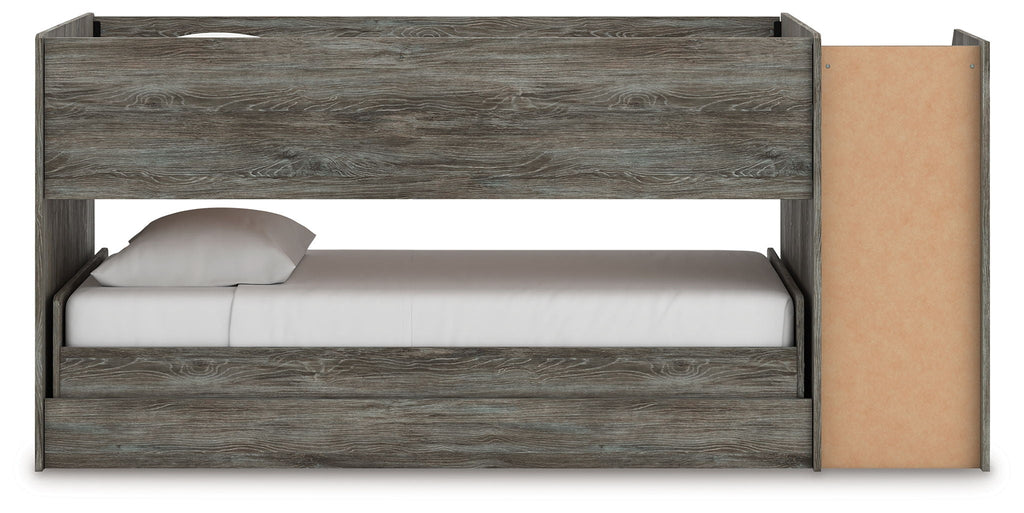 Frandern - Twin Over Twin Loft Bed - Gray