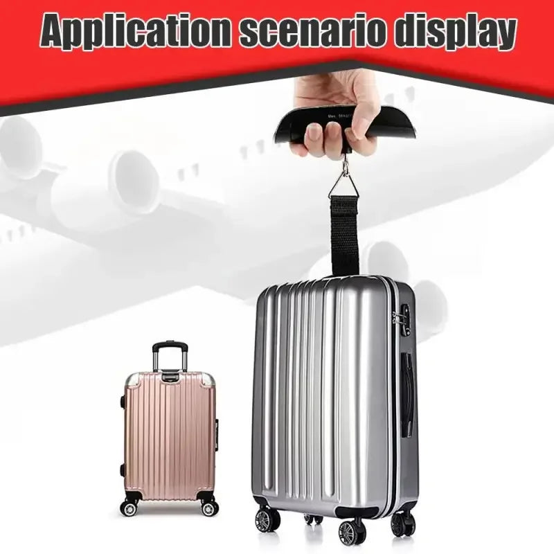 Sleek Digital Luggage Scale for 110lb 50kg Portable Convenience