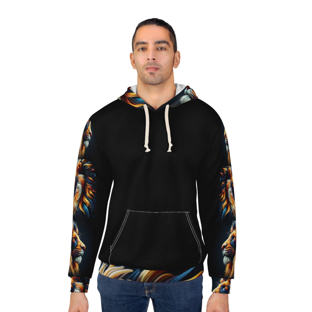 Realistic Lion Unisex Pullover Hoodie