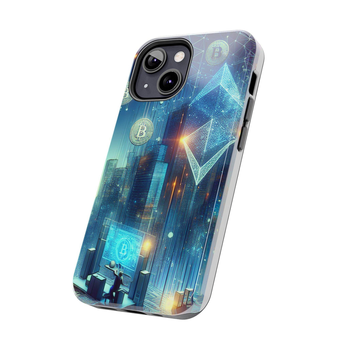 Phone Case - Cryptocurrency Enthusiasts Futuristic Design