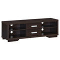 Modern TV Stand Entertainment Center with 2 Drawers and 4 Open Shelves