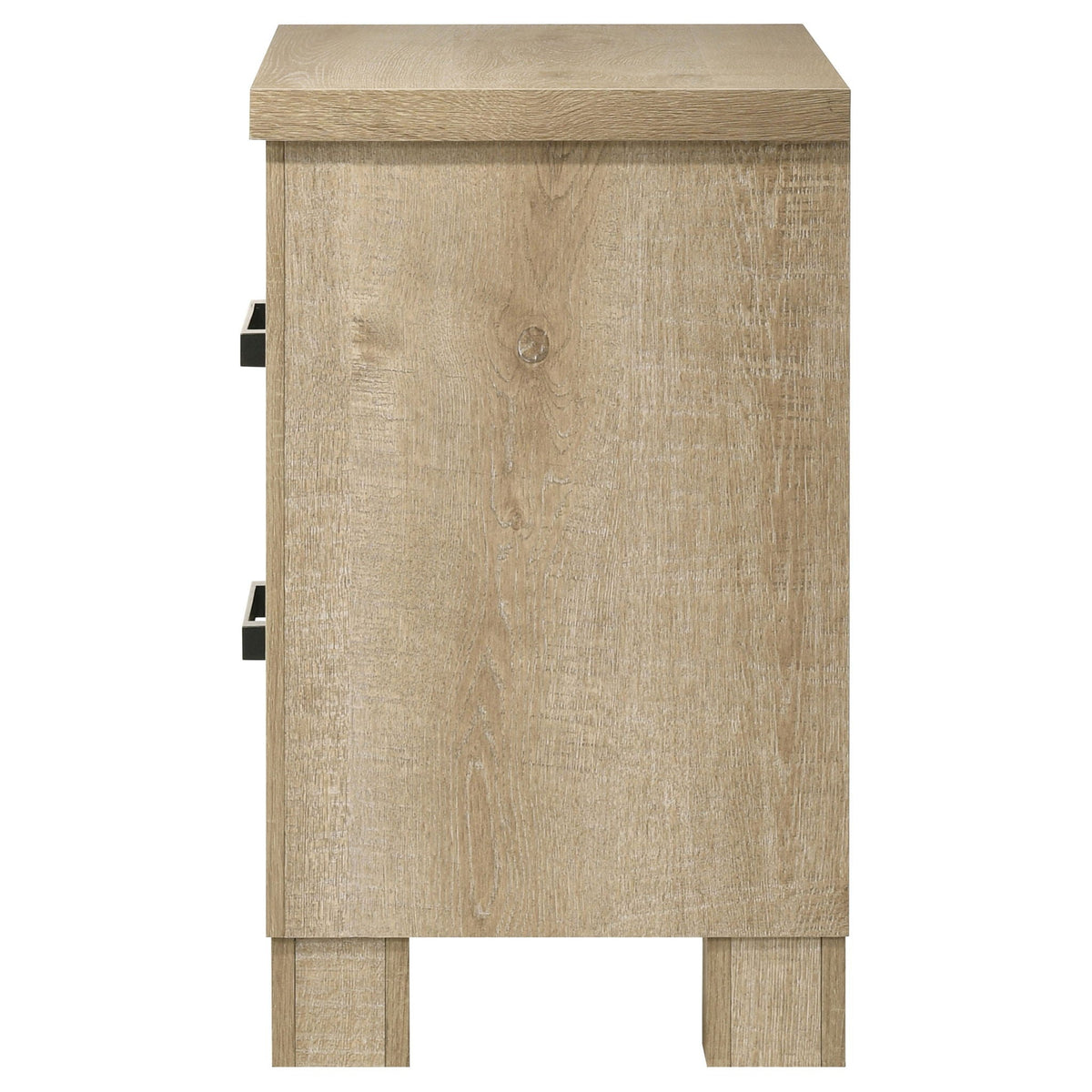 Oakglen 2-drawer Nightstand Bedside Table Weathered Oak