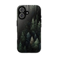 Phone Cases - Deep Dark Forest Nature Design