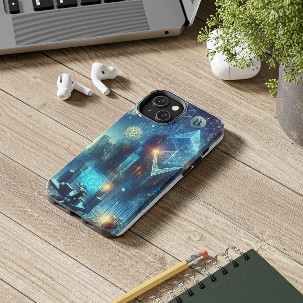 Phone Case - Cryptocurrency Enthusiasts Futuristic Design