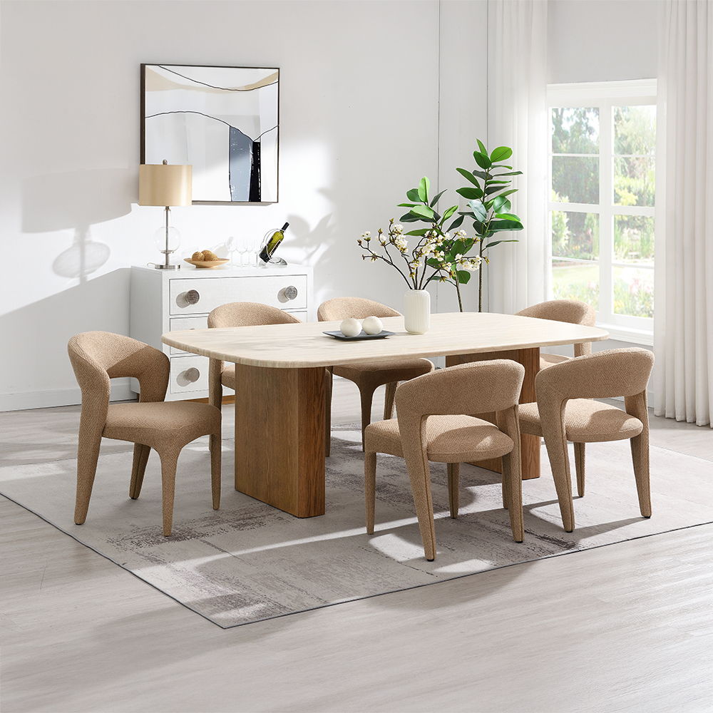 Lidi - Dining Table - Brown / Natural