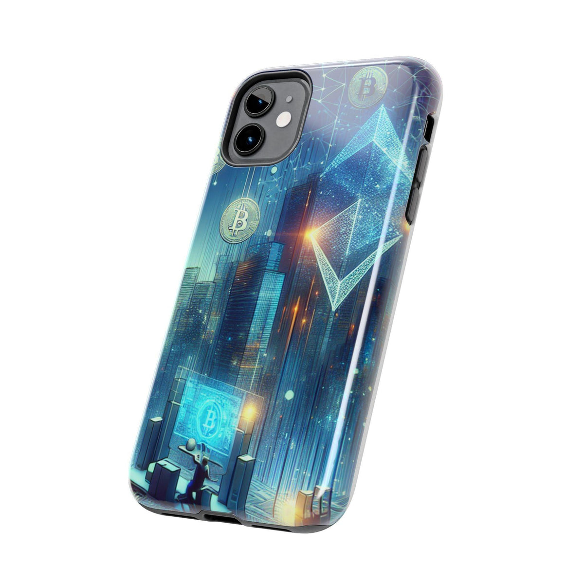 Phone Case - Cryptocurrency Enthusiasts Futuristic Design