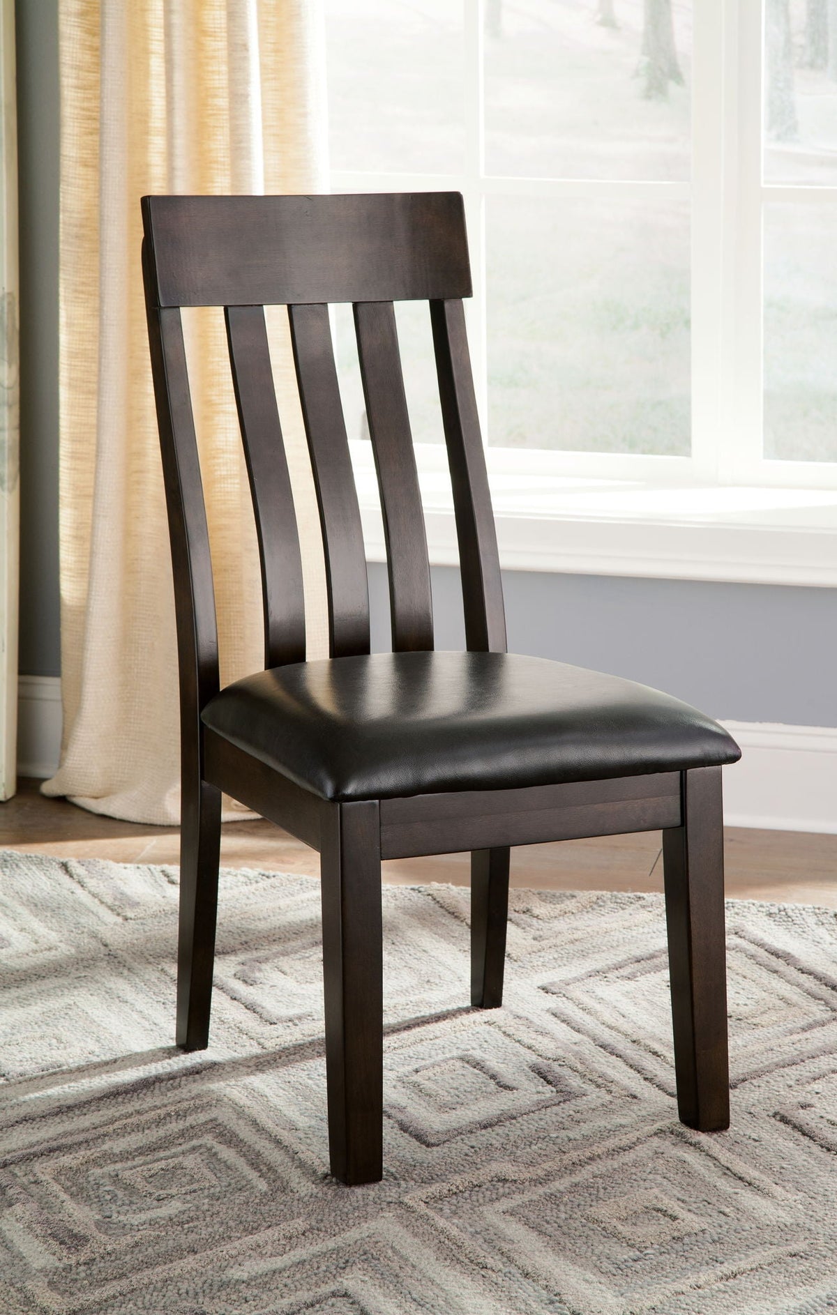 Haddigan - Dining UPH Side Chair (Set of 2) - Dark Brown