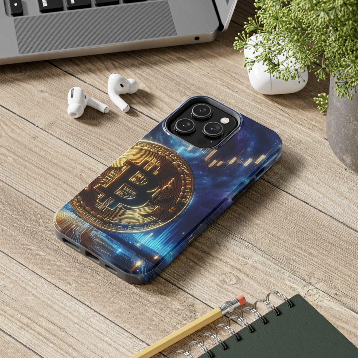 Bitcoin Chart Tough Phone Case