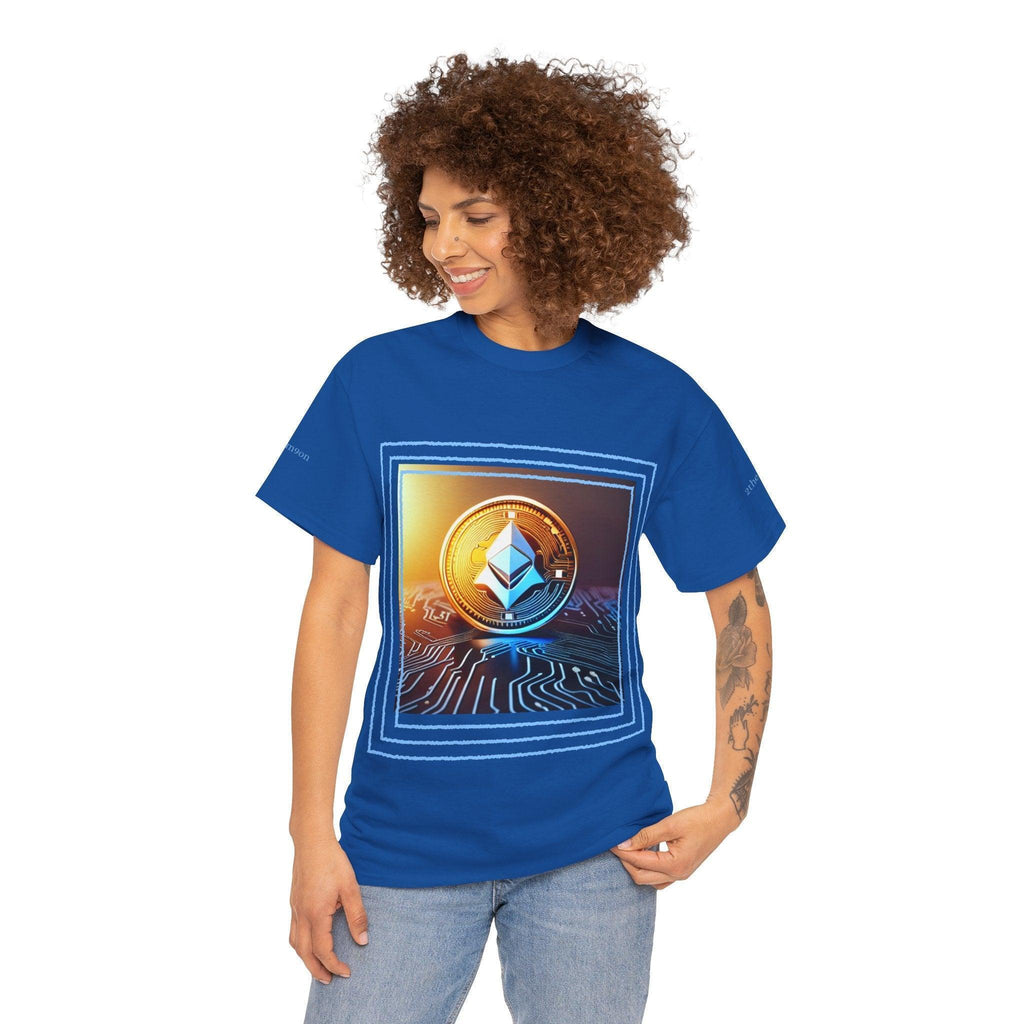 Ethereum Rocket Ship T-Shirt: Soar to New Heights in Crypto Style