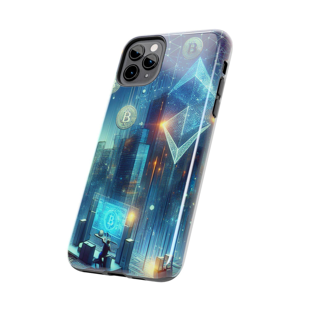 Phone Case - Cryptocurrency Enthusiasts Futuristic Design