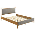 Mason 46-inch Queen Panel Platform Bed Grey and Light Brown