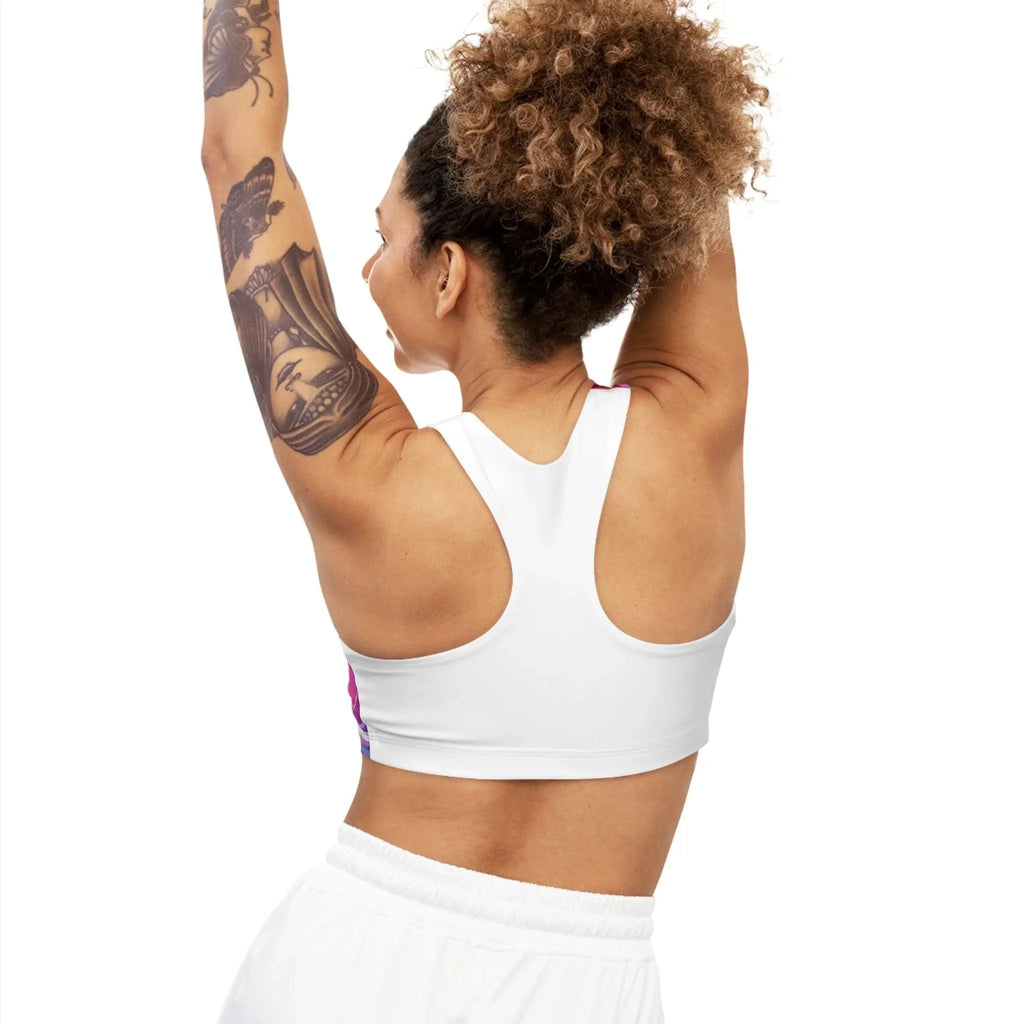 Vibrant Goat-Themed Sports Bra: Energize Your Workout with Playful Style